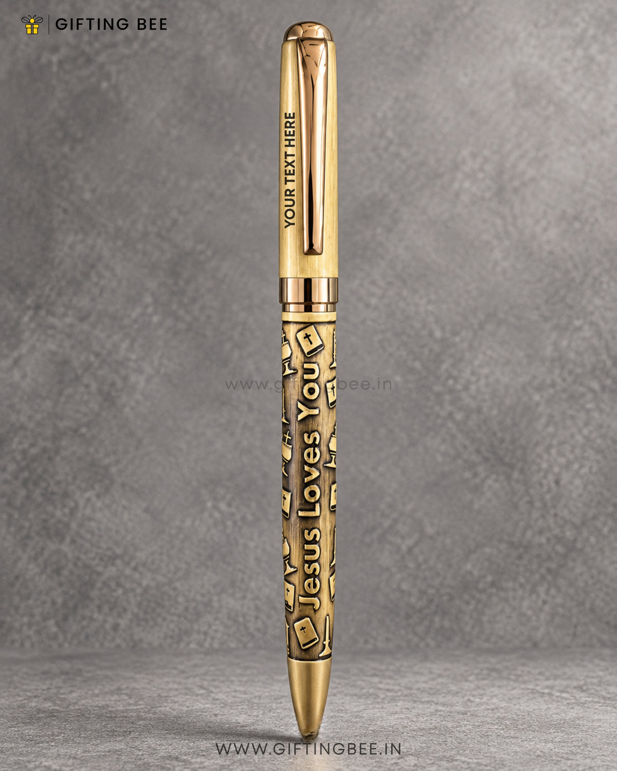ETCHED GOD PEN  -JESUS
