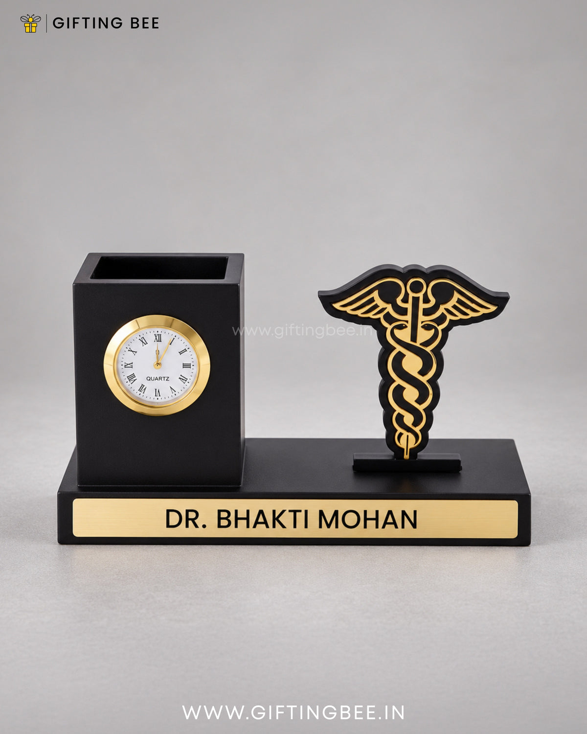 DOCTOR PEN STAND WITH CLOCK