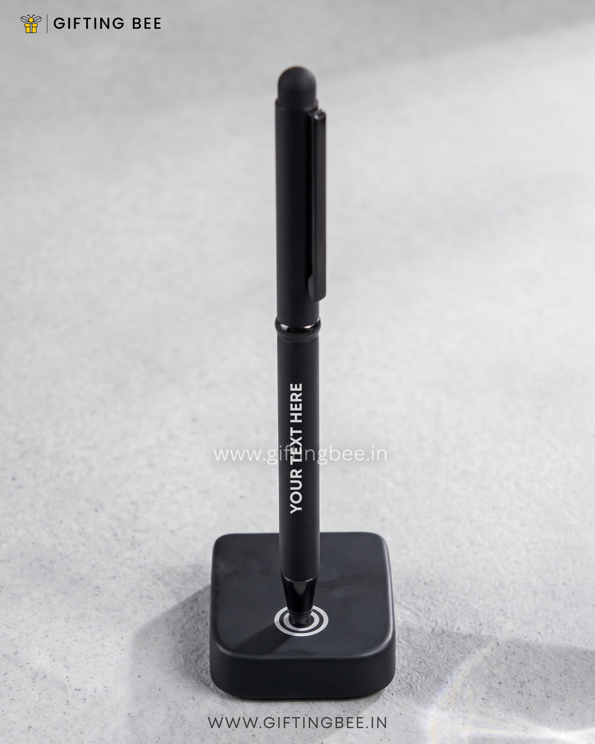 MAGNETIC BASE METAL PEN SET RECTANGLE