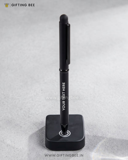 MAGNETIC BASE METAL PEN SET RECTANGLE