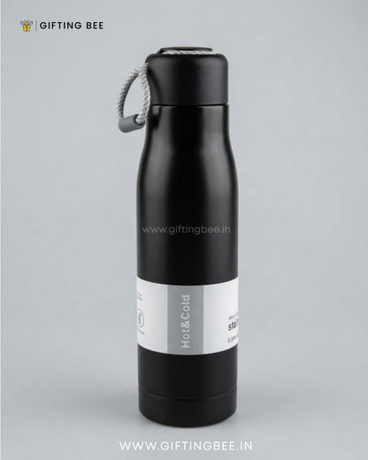 PERSONALISED HOT & COLD BOTTLE - BLACK 550ML