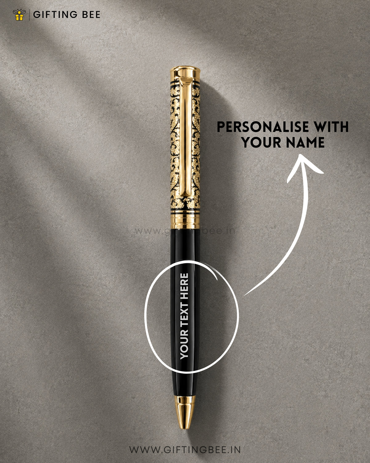 DESIGNER BLACK & GOLD PEN