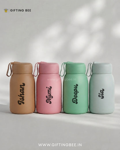PERSONALISED RABBIT BOTTLES -  BROWN