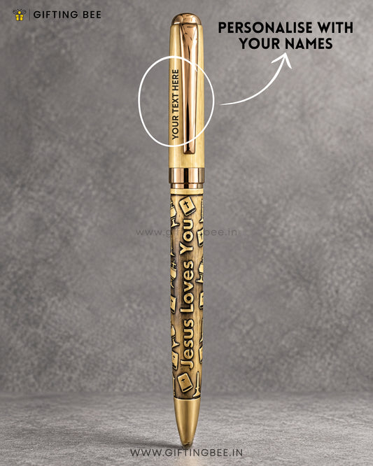 ETCHED GOD PEN  -JESUS