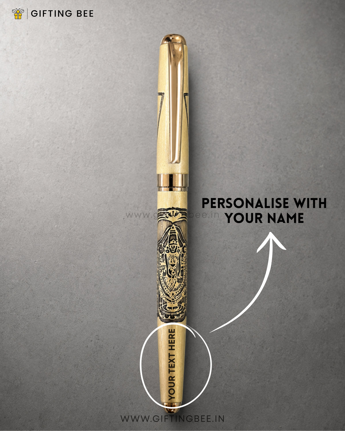 ETCHED GOD PEN  - BALAJI