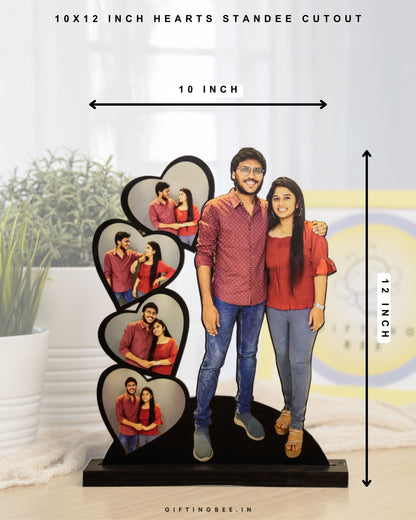 STANDEE HEARTS CUTOUT