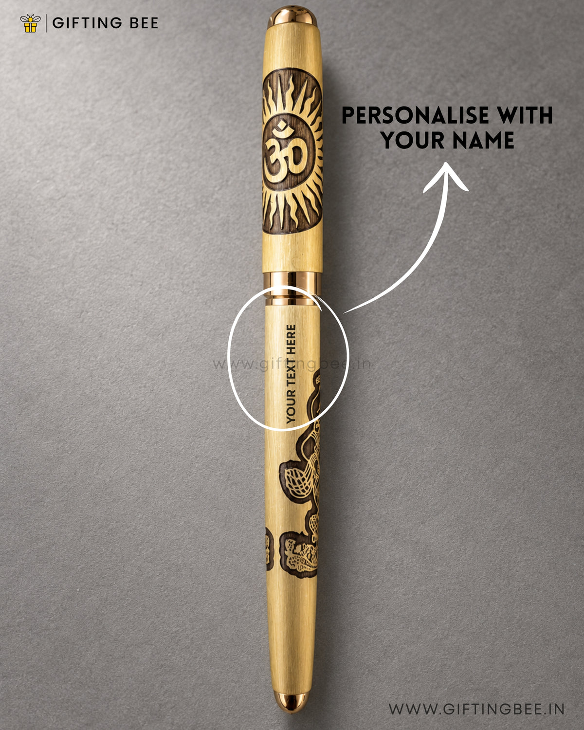ETCHED GOD PEN - GANESHA