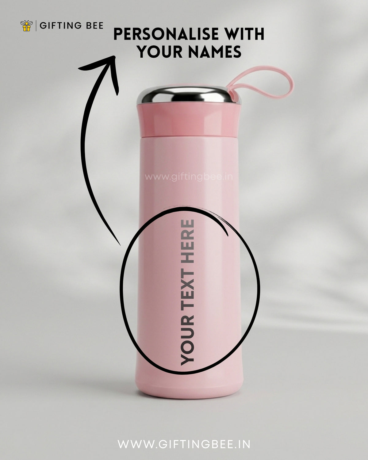 PERSONALISED NICE BOTTLE - PINK