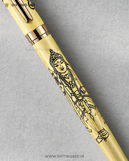 ETCHED GOD PEN  -SUBRAMANYA SWAMI