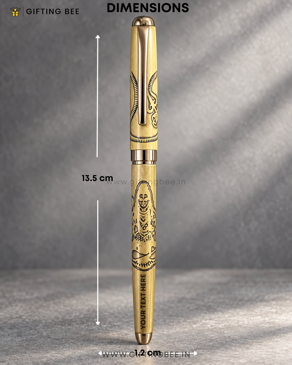 ETCHED GOD PEN  -SHIVA