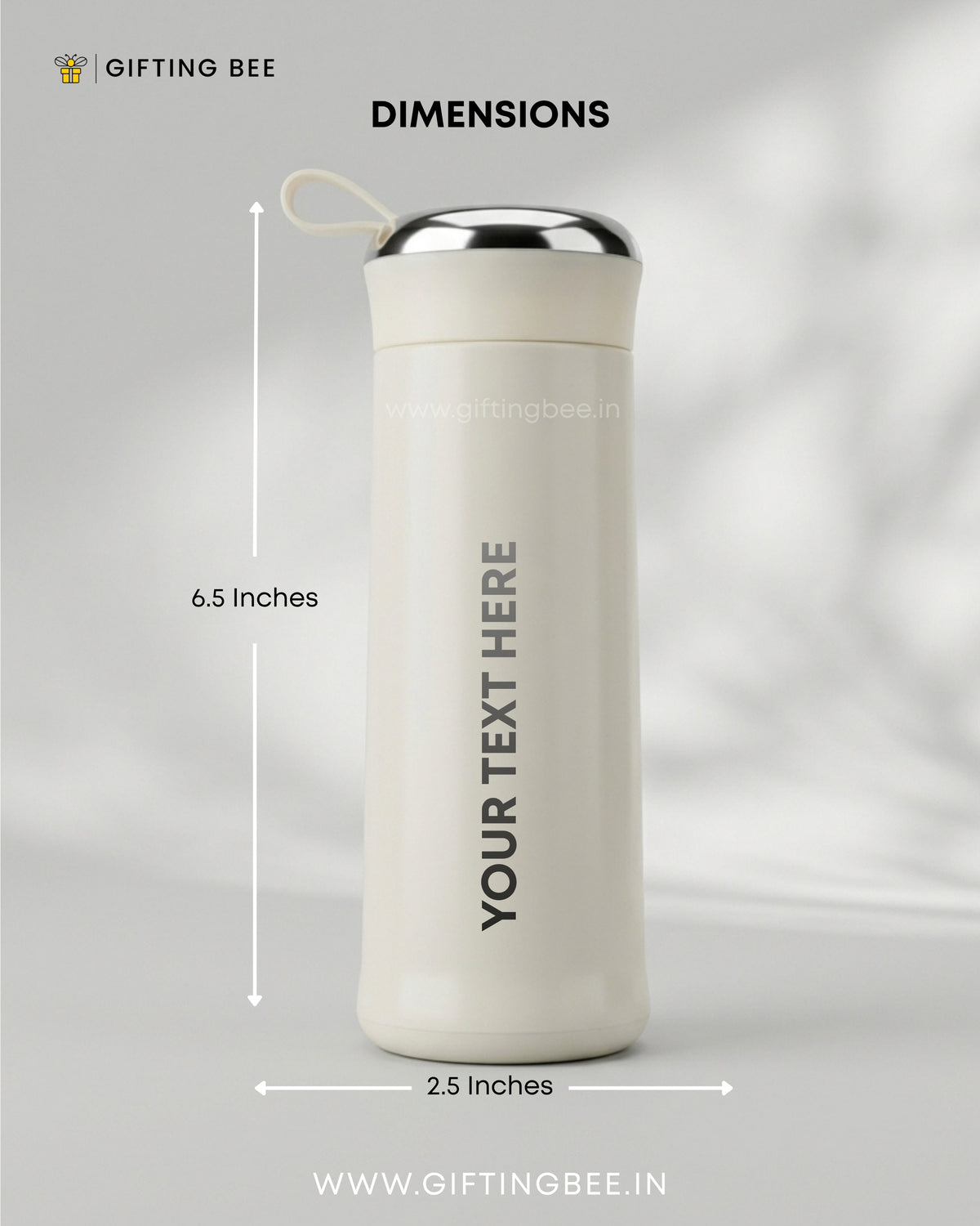 PERSONALISED NICE BOTTLE - WHITE