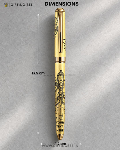 ETCHED GOD PEN  -SUBRAMANYA SWAMI