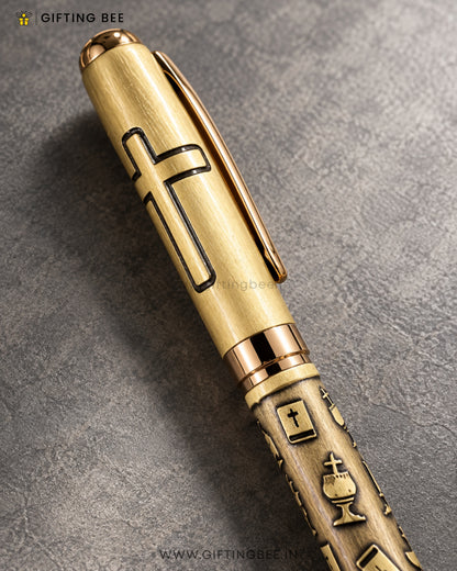 ETCHED GOD PEN  -JESUS