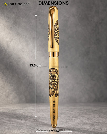 ETCHED GOD PEN  - SAI BABA