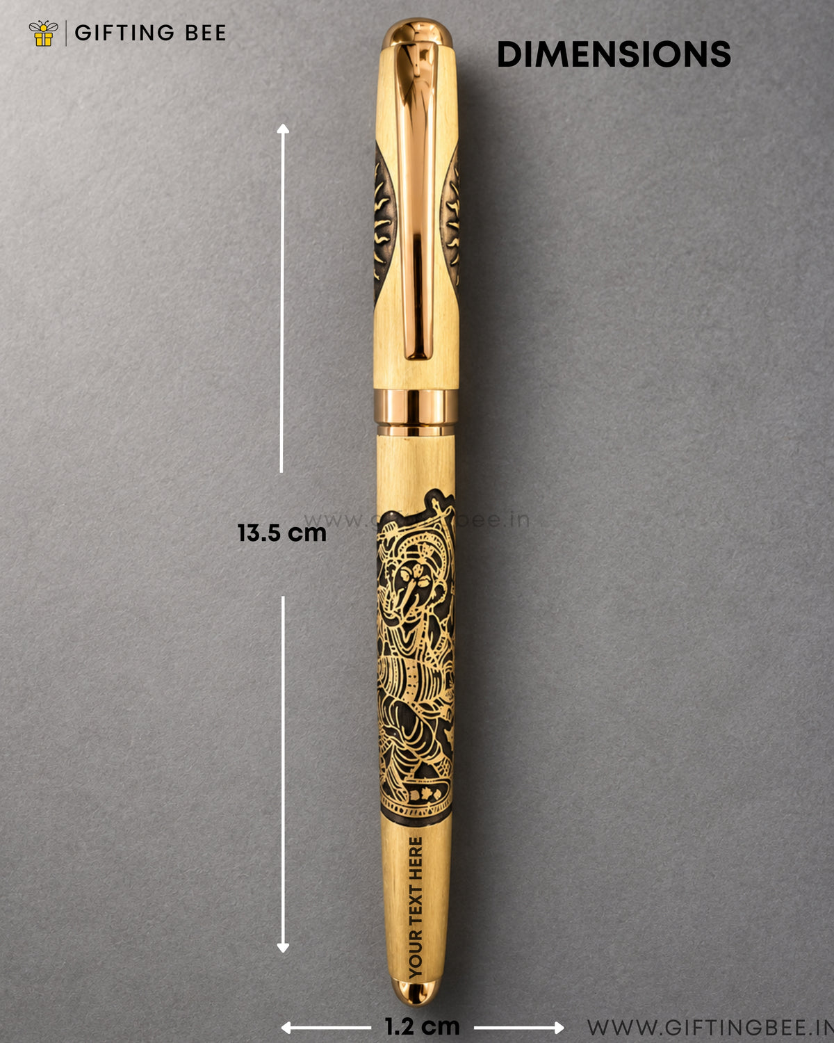ETCHED GOD PEN - GANESHA
