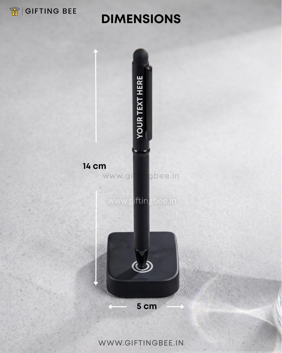 MAGNETIC BASE METAL PEN SET RECTANGLE
