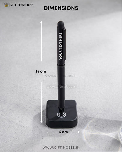 MAGNETIC BASE METAL PEN SET RECTANGLE