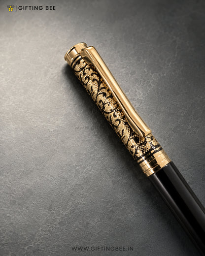 DESIGNER BLACK & GOLD PEN