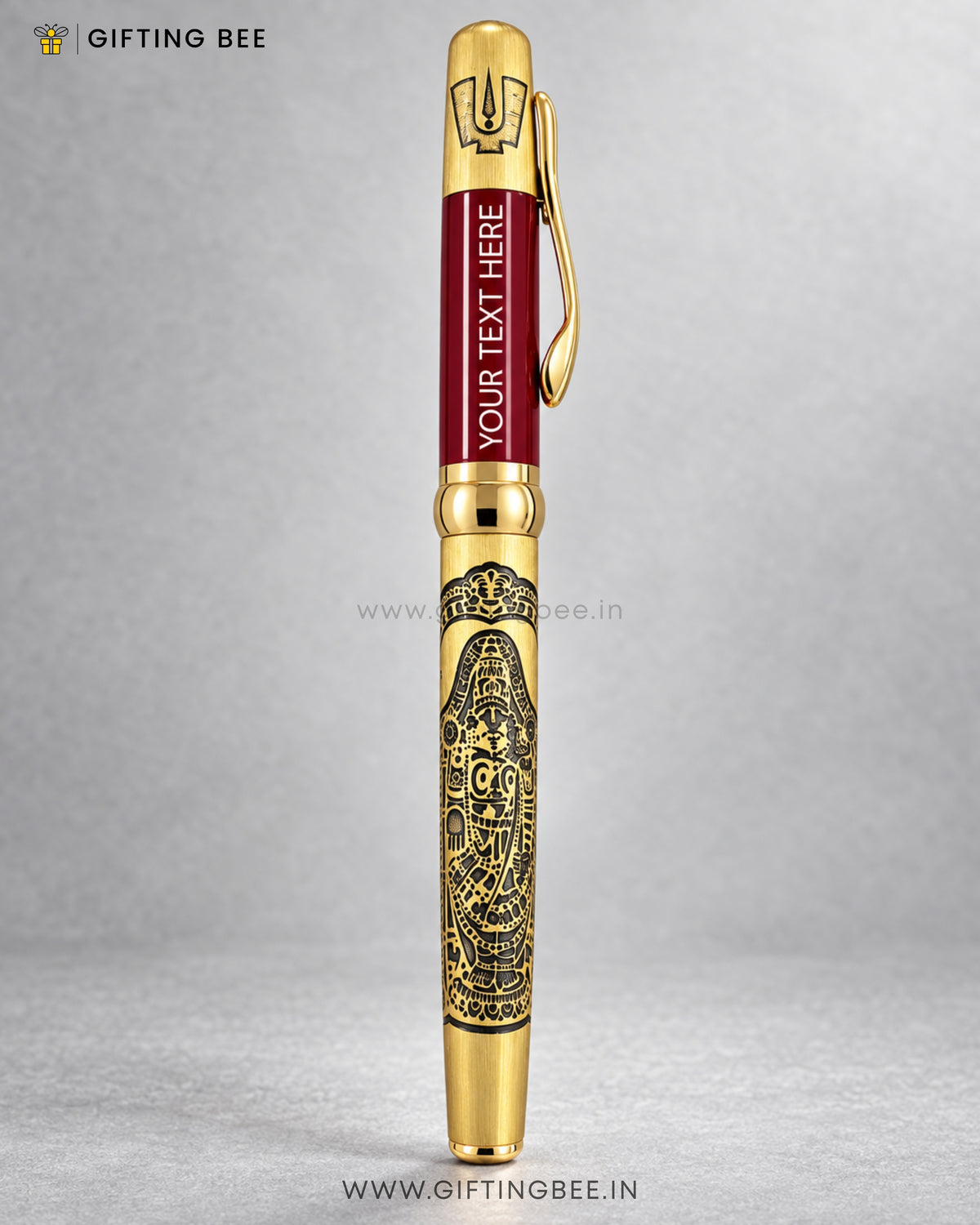 ETCHED RED GOLD GOD PEN - BALAJI
