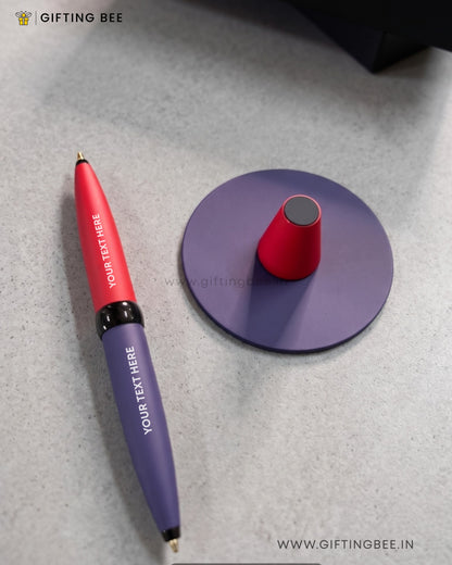 MAGNETIC BASE TWIN  PEN SET RED&BLUE