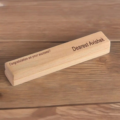 WOOD PEN BOX