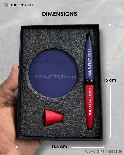 MAGNETIC BASE TWIN  PEN SET RED&BLUE