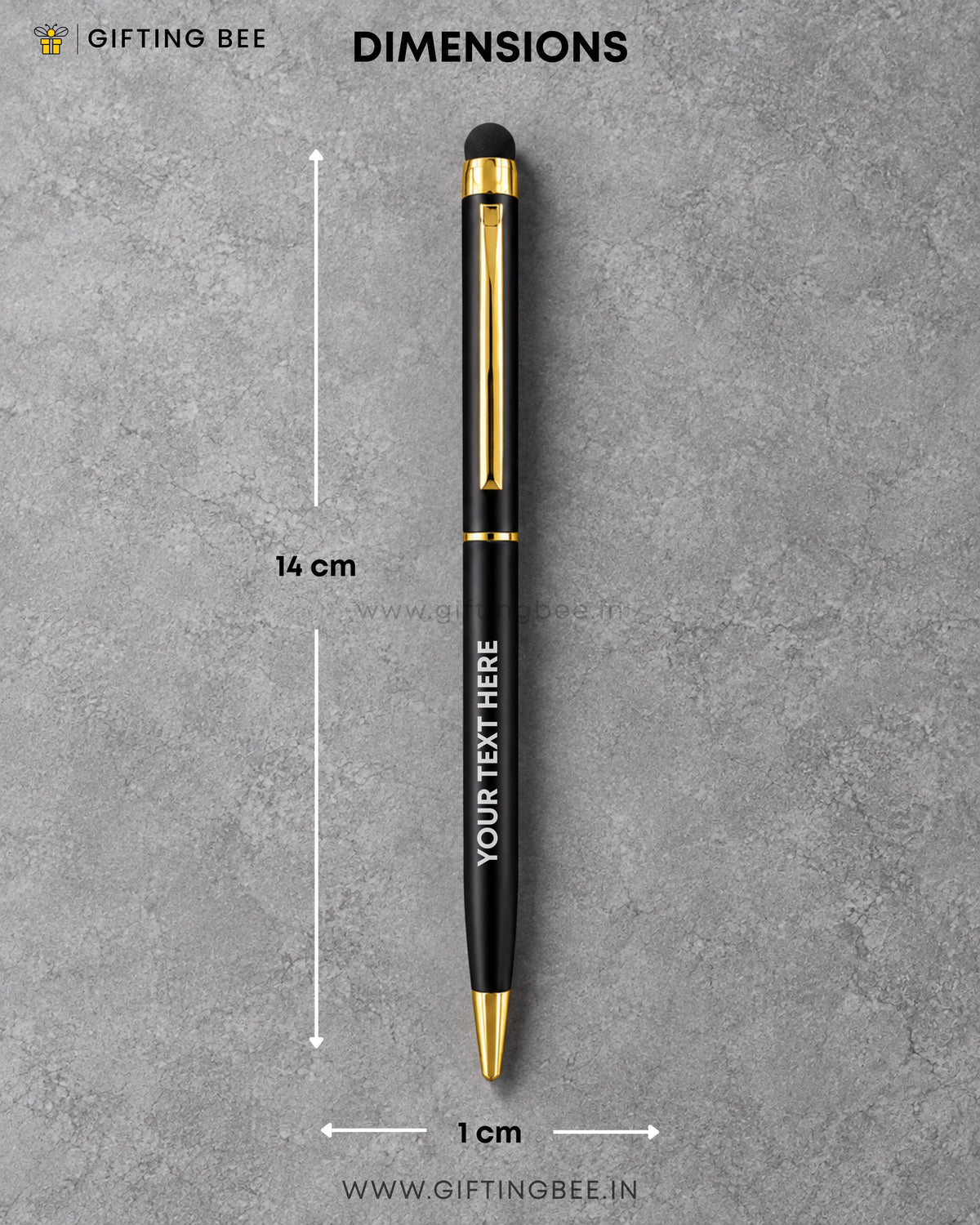 METAL BLACK STYLUS  PEN