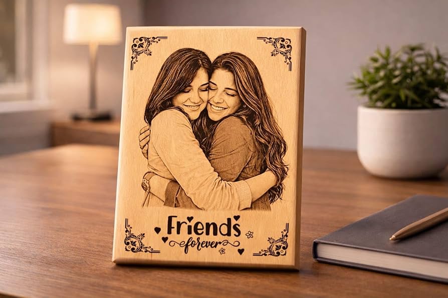 6x4 WOODEN ENGRAVING