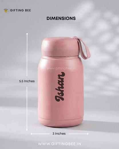 PERSONALISED RABBIT BOTTLES -  PINK
