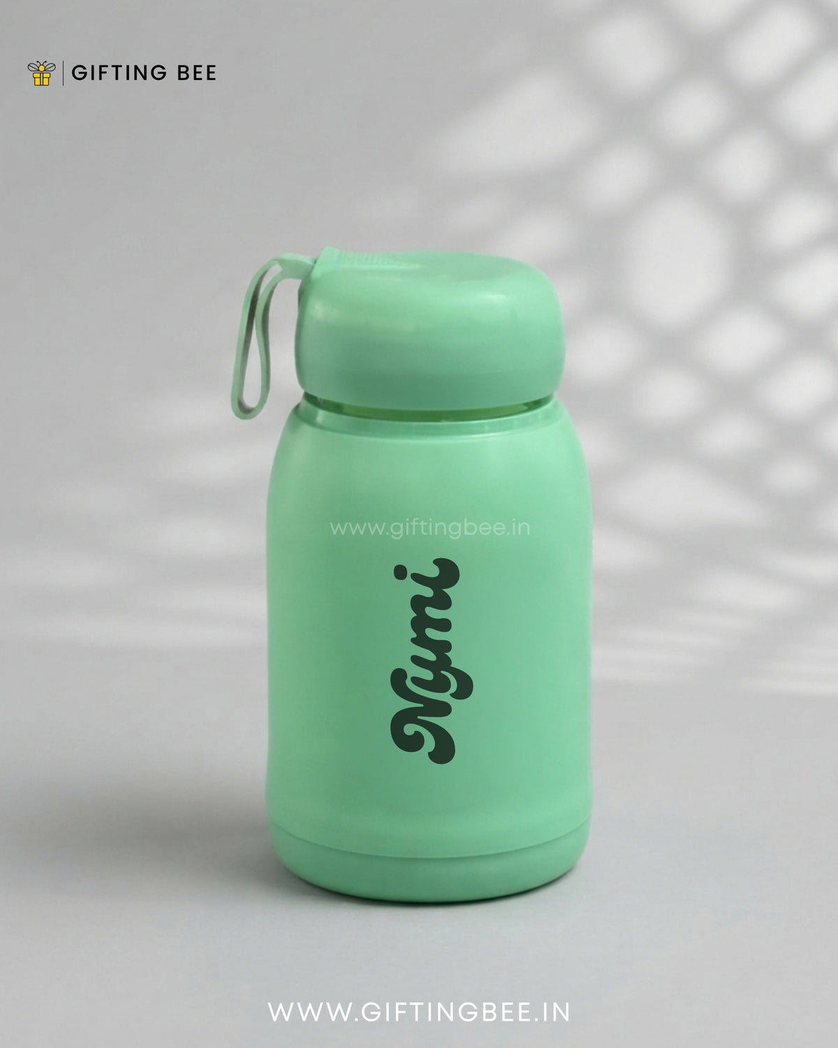 PERSONALISED RABBIT BOTTLES -  MINT GREEN