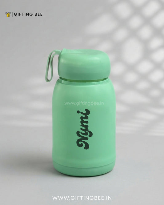 PERSONALISED RABBIT BOTTLES -  MINT GREEN