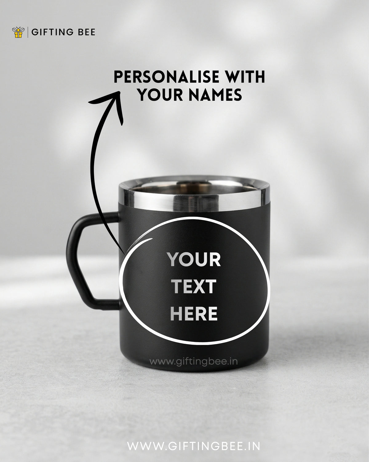 PERSONALISED SS COFFEE CUP
