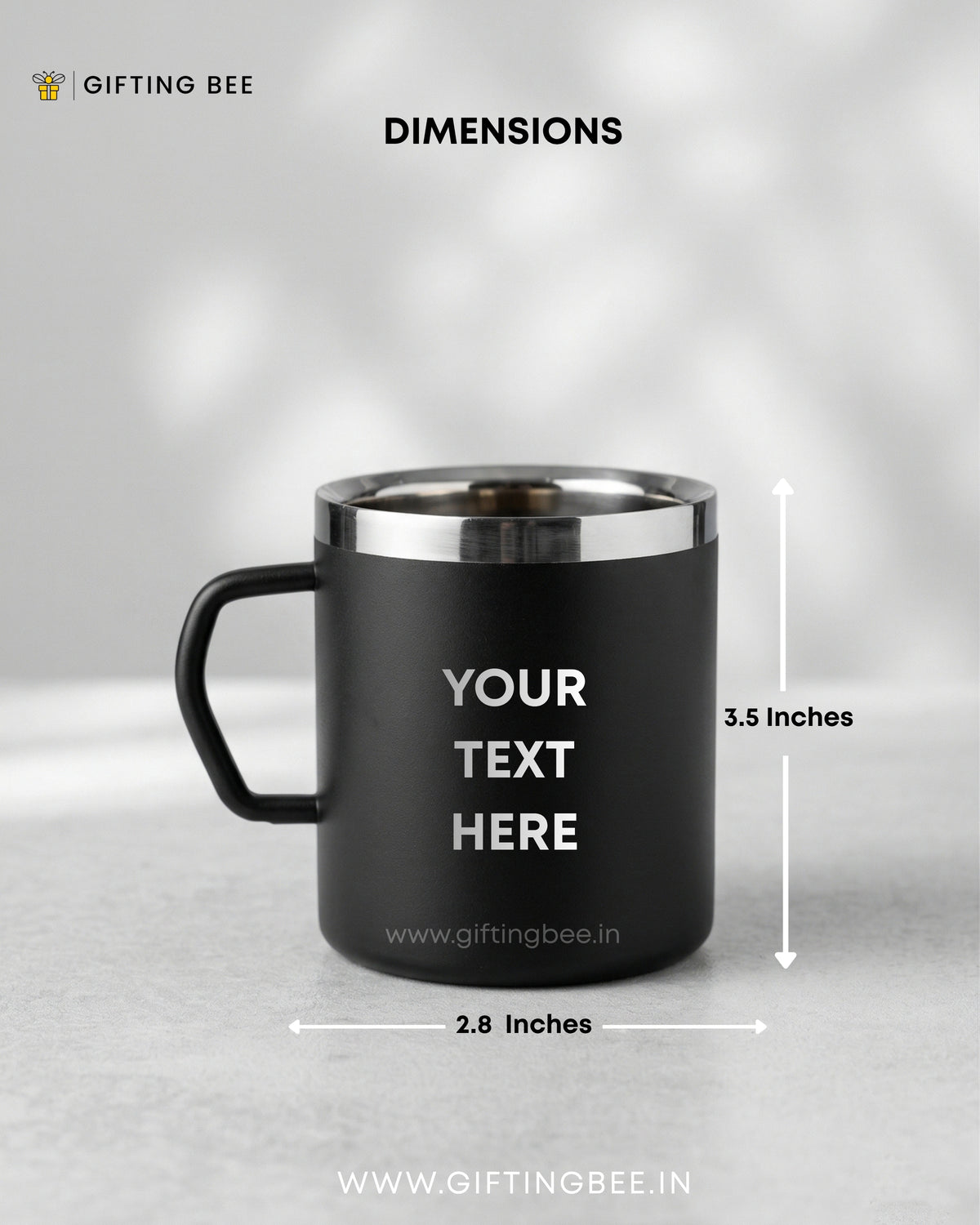 PERSONALISED SS COFFEE CUP