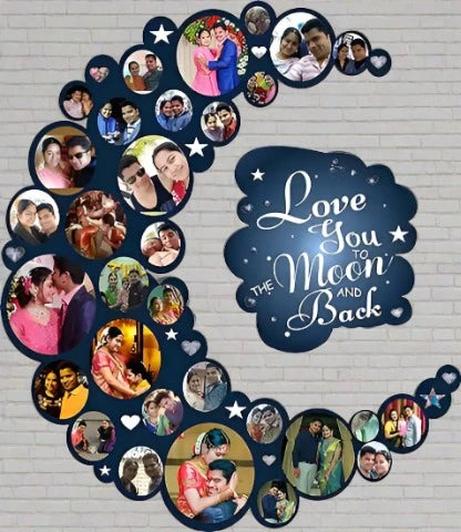 MOON PHOTO COLLAGE