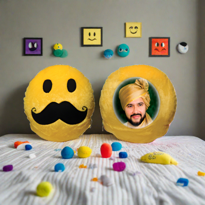 MR SMILEY CUSTOMISED PILLOW