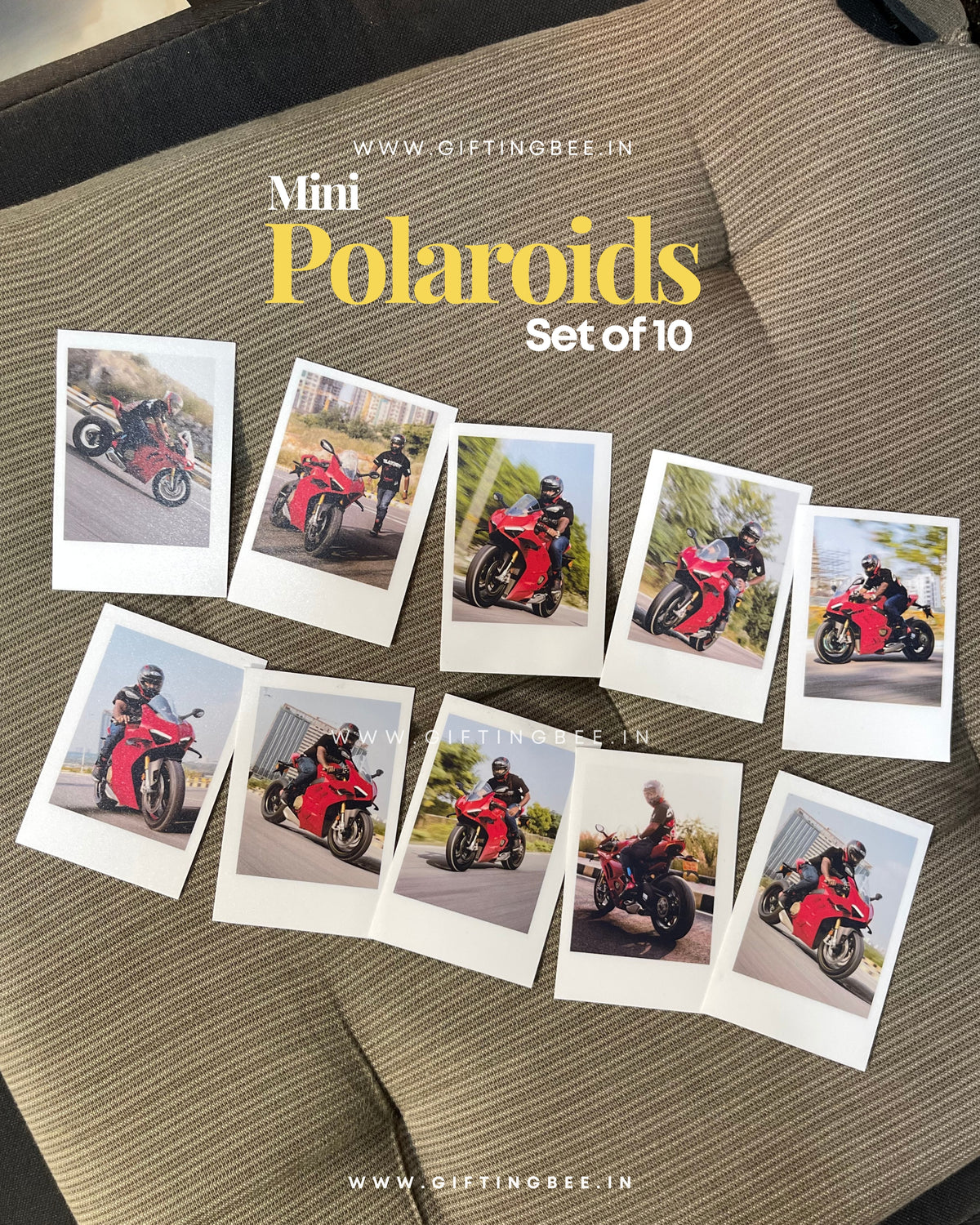 MINI PHOTO PRINTS SET OF 10