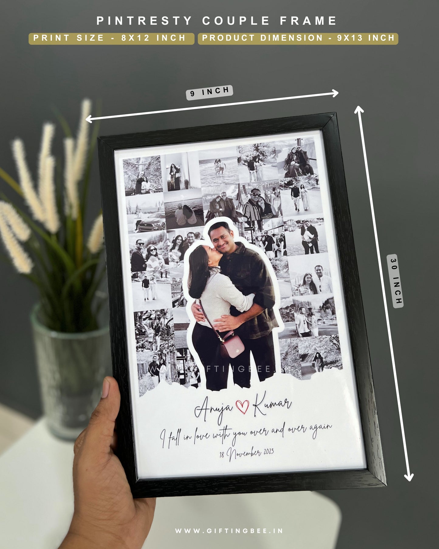PINTRESTY COUPLE FRAME
