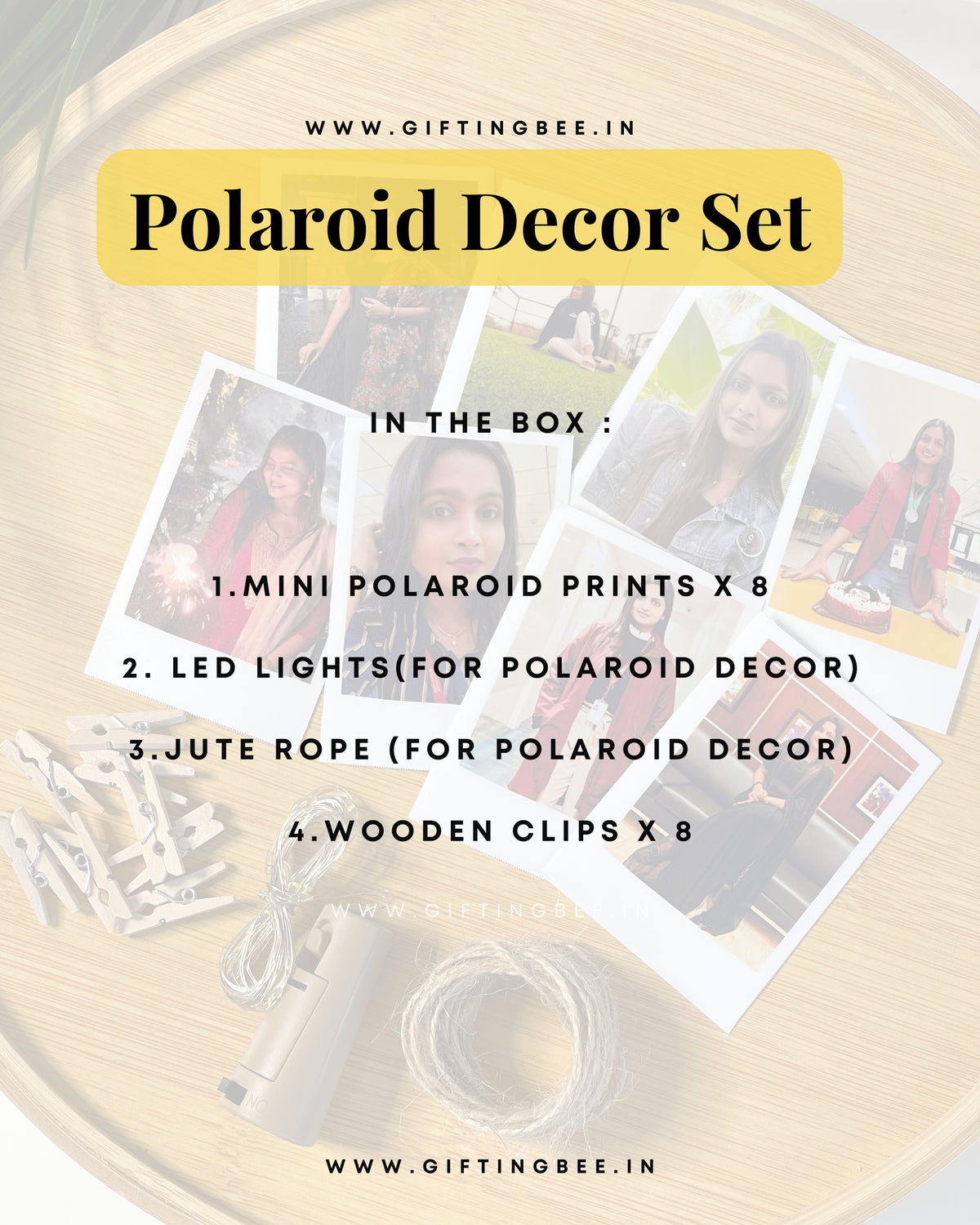 MINI PHOTO DECOR SET