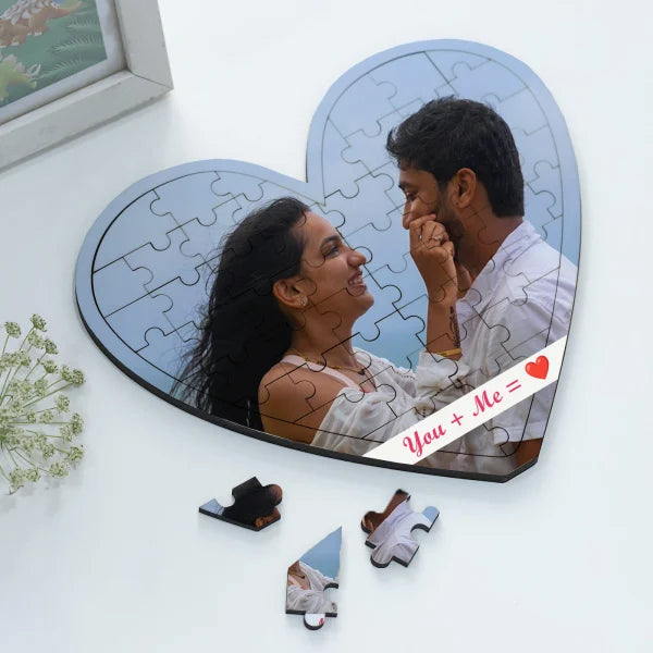 PUZZLE HEART-COUPLE PRINT