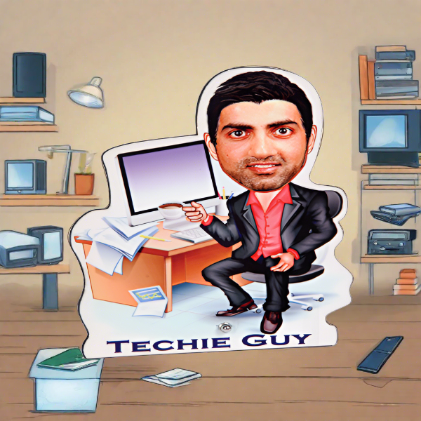 CARICATURE - TECHIE